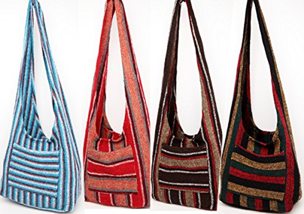 Hippie Bag Cross-Body Baja Sling Bag Tote Classic Baja Jacket