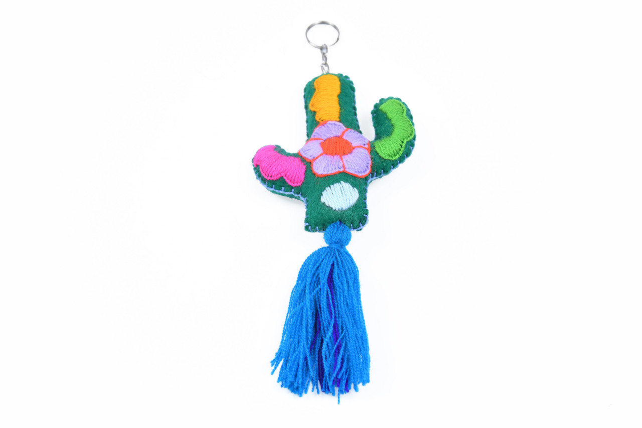 Sanyork Fair Trade Pom Pom Key Ring