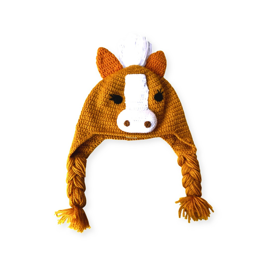 帽子 MAISON SPECIAL Horse Beanie Beanies for Men Icelandic Horse Winter Hats for Women Acrylic