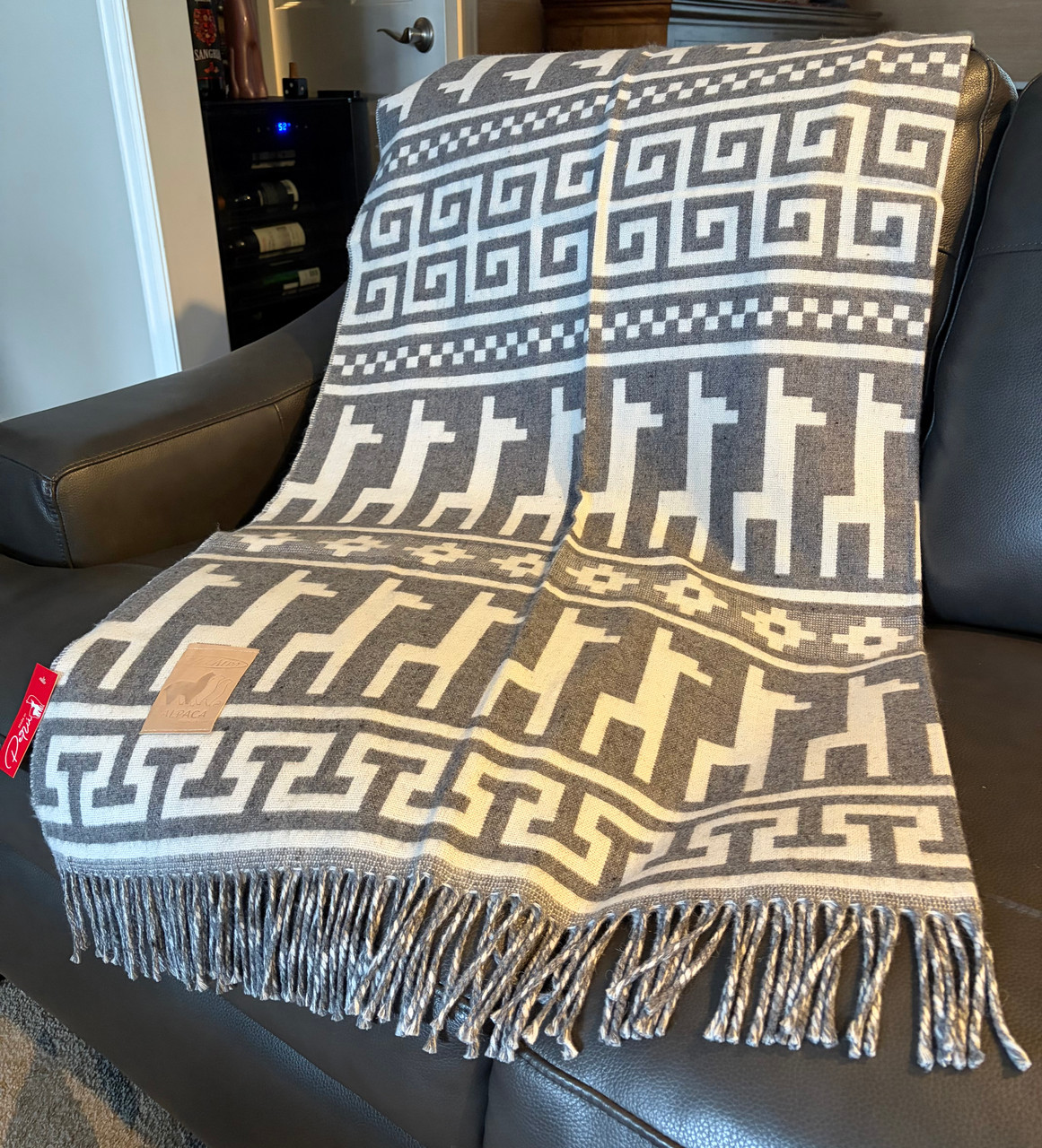 Baby Alpaca Blanket Throw Handwoven Super Warm and Soft