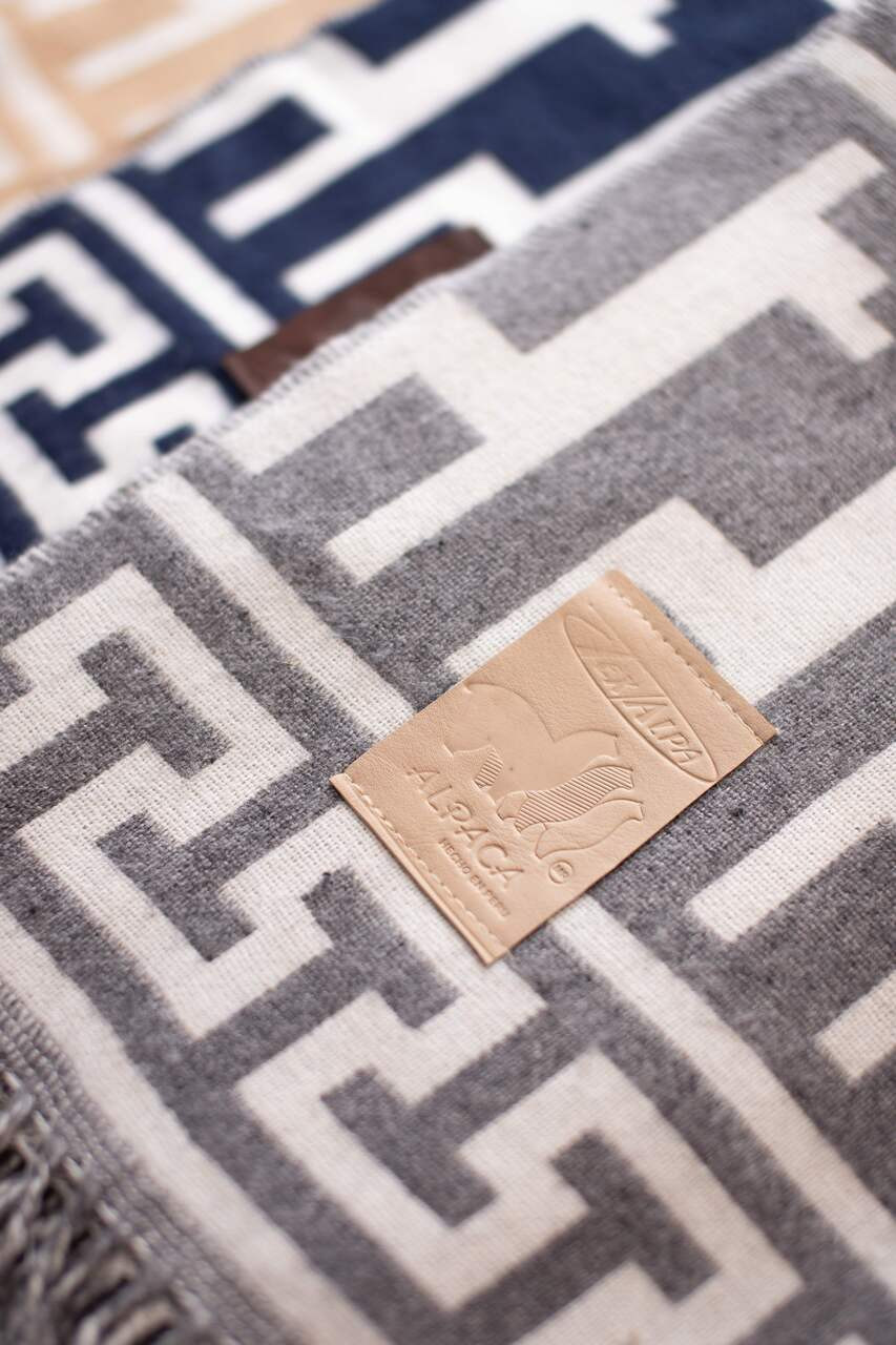 Baby Alpaca Blanket Throw Handwoven Super Warm and Soft