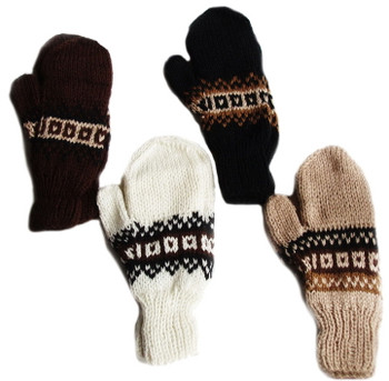 Knit Heavy Glittens Alpaca Blend Fair Trade Knit Heavy Glittens Alpaca Blend Fair Trade