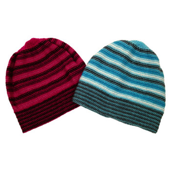 Arapahoe Striped 100%  Alpaca Skullcap Hat Unisex Adult Size Peru Fair Trade Arapahoe Striped 100%  Alpaca Skullcap Hat Unisex Adult Size Peru Fair Trade