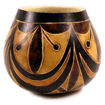 Bowl Hand Carved Natural Colors Made in Peru Bowl Hand Carved Natural Colors Made in Peru