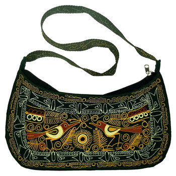 Colca Canyon Embroidered 1/2 moon Purse Colca Canyon Embroidered 1/2 moon Purse