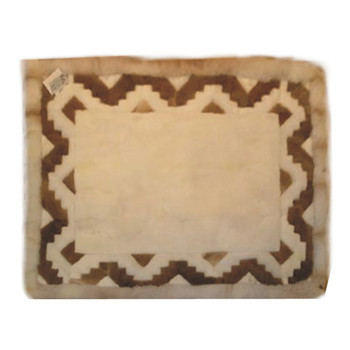 Alpaca Fur Rug Zig Zag Edges 22" x 32"- Design 07 Alpaca Fur Rug Zig Zag Edges 22" x 32"- Design 07