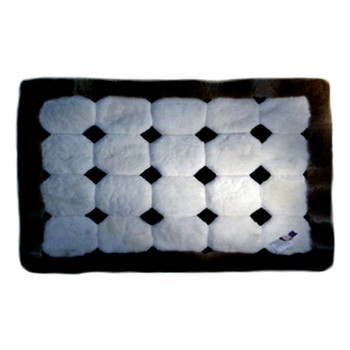 Alpaca Fur Rug Dots on White Background Octagon Pillow Case - Design 33 Alpaca Fur Rug Dots on White Background Octagon Pillow Case - Design 33