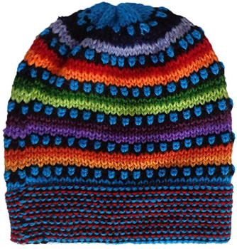 Alpaca Bright Adult Dots Beanie One Size Assorted Colors Extra Light and Soft Alpaca Bright Adult Dots Beanie One Size Assorted Colors Extra Light and Soft