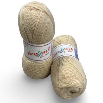 Natural Tan Alpaca Soft Yarn for Crocheting Fluffy Hand Knitting Christmas Gift