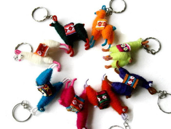 Assorted Top Seller LLama Keyrings assorted colors Assorted Top Seller LLama Keyrings assorted colors