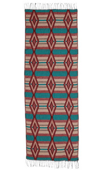 Peruvian Pre-Columbian Patterns Shawl 27" x 72"