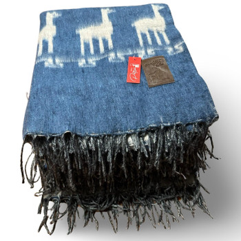 Reversible Alpaca Wool Blanket Reversible Alpaca Wool Blanket