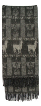 Reversible Two Sided Alpaca and Birds Blanket Soft and Warm Reversible Two Sided Alpaca and Birds Blanket Soft and Warm