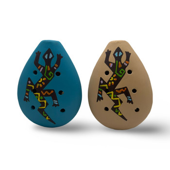 Survival Prosperity Good Fortune Native American Symbol Ocarina Flute