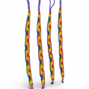 Rainbow Friendship Bracelets Pack of 50  Handmade One Size 7" Rainbow Friendship Bracelets Pack of 50  Handmade One Size 7"