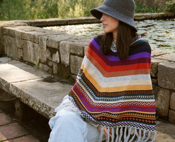 Women's Ponchos Sweater Shawl Wraps Knit Poncho Cape Pullover Tops