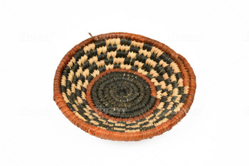 Natural Pigmented Wedding Basket 4" handwoven Natural Pigmented Wedding Basket 4" handwoven