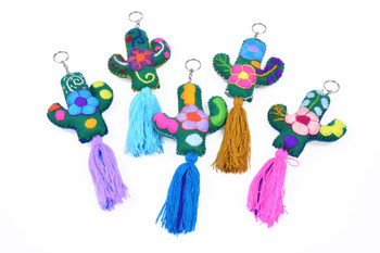 Mexican Cactus Tassels, Mexican Ornament, Car Charm