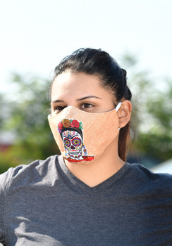 Day of the Dead Face Mask Skeleton Halloween