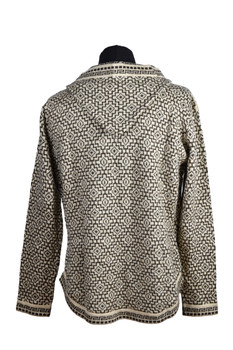 Alpaca Zip Up Hooded Sweater Knit Super Warm Unisex Chacana Inca Pattern Alpaca Zip Up Hooded Sweater Knit Super Warm Unisex Chacana Inca Pattern