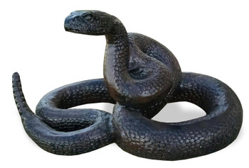 Python Snake Aluminum Bronze Sculpture Garden Accent Python Snake Aluminum Bronze Sculpture Garden Accent