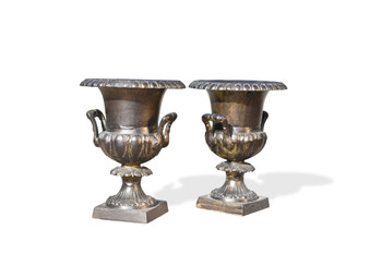 Urn Garden Planter Classic Accent for Patio Home Bronze Finish Cast Indoor Outdoor