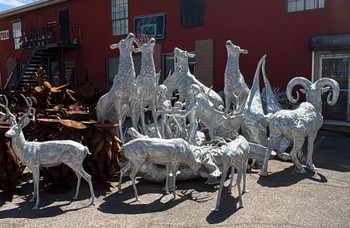 Jackass Burro Donkey Life Size Standing Statue Bronze Color Recycled Aluminum Art Jackass Burro Donkey Life Size Standing Statue Bronze Color Recycled Aluminum Art