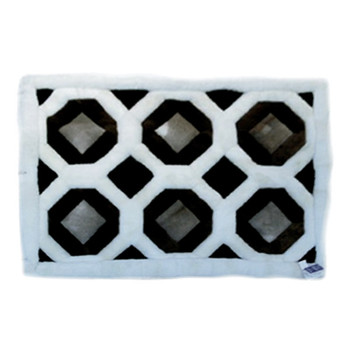 Alpaca Fur Mat Rectangular 36"x48" Octagons - Design 29 Alpaca Fur Mat Rectangular 36"x48" Octagons - Design 29