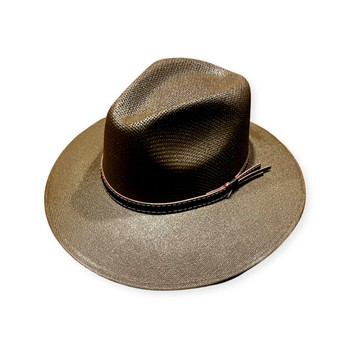 Shades of Brown Panama One Size Adjustable Interior Brim Elastic Shades of Brown Panama One Size Adjustable Interior Brim Elastic