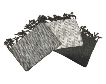 Davenport Herring Bone Baby Alpaca Scarf Handloomed Davenport Herring Bone Baby Alpaca Scarf Handloomed