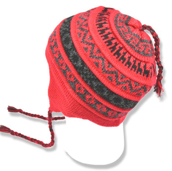 Pleated Knit Chullo Cap Reversible 100% Alpaca Pleated Knit Chullo Cap Reversible 100% Alpaca