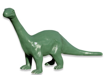 Dinosaur Recycled Aluminum Sculpture 7' Garden Decor Sinclair Green or Antique Bronze Finish