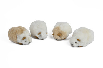 Natural Baby Alpaca Fur Guinea Pig Cavies Pets 7" Super Soft