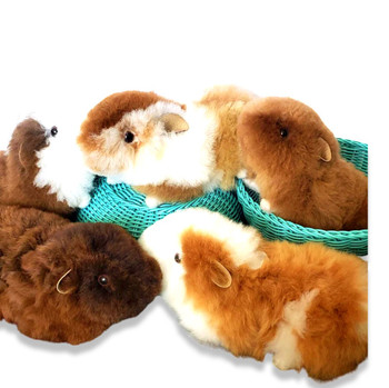 Guinea Pig Alpaca Fur Plush Handmade Peru Guinea Pig Alpaca Fur Plush Handmade Peru