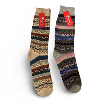 Geometric Designs Alpaca Socks Adult One Size Geometric Designs Alpaca Socks Adult One Size