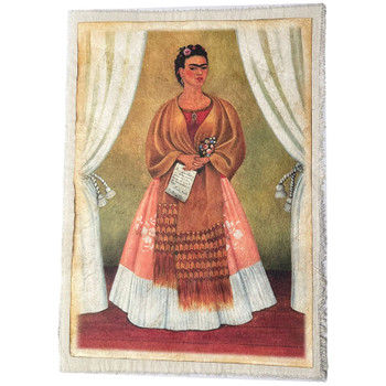 Frida Classic Portrait in Formal Dress 12 x 16 On Amate Paper Original Print Frida Classic Portrait in Formal Dress 12 x 16 On Amate Paper Original Print