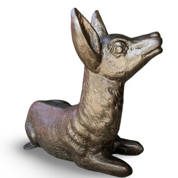 Elegant bronze Sitting Fawn Metal Garden Sculpture Wilderness Wonder Elegant bronze Sitting Fawn Metal Garden Sculpture Wilderness Wonder