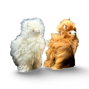 Suri Natural Shades Assorted Colors Alpaca Doll 8" Tall Suri Natural Shades Assorted Colors Alpaca Doll 8" Tall