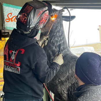Every Plate is Double Welded and then Undergoes Four Coats of Paint