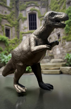 Bronze Tyrannosaurus Rex Raptor T REX Dinosaur Aluminum Sculpture