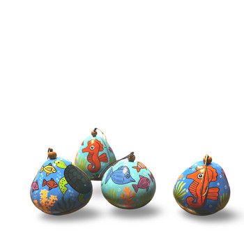 Gourd Painted Ornaments Under the Sea