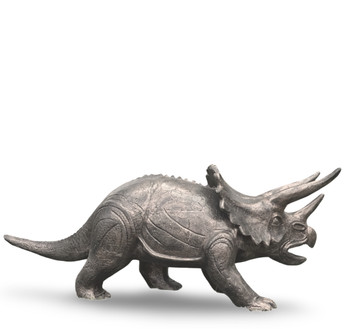 Museum Quality Bronze Triceratops Dinosaur Sculpture Life Size