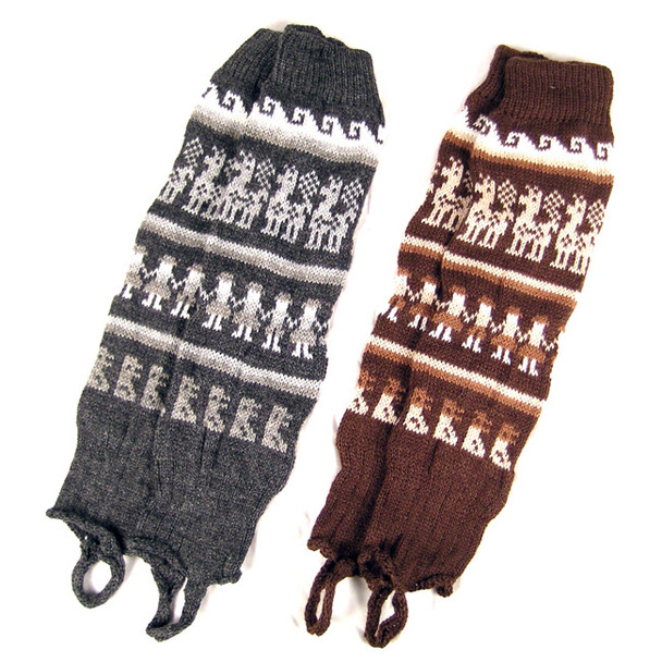 Alpaca Geo Legwarmers Alpaca 50% Acrylic 50%