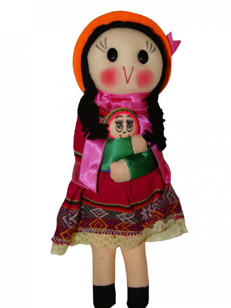 Adorable 9" Doll that promotes cultural diversity Assorted Colors