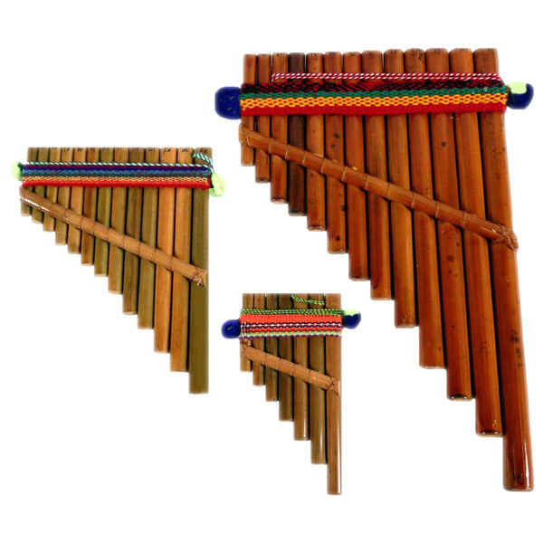 Pan Flute Zampona Pan Pipe from Peru Bamboo Flute Artisan Made