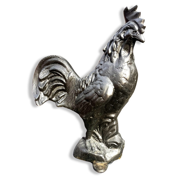 Rooster Sculpture Life Size 28" Spectacular Detail
