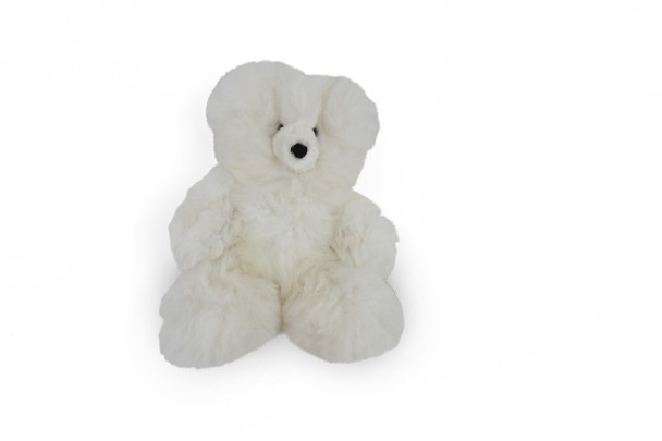 Very Soft and Cute Peruvian 10" Baby Alpaca Cozy Stuffed Plush Bear Toy
