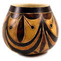 Gourd Bowl - Geometric 5" Designs Classic Peru