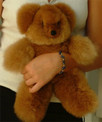 Medium Brown Alpaca Teddy Bear 15"