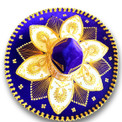 Handmade Star Pattern Sequin Sombreros from Jalisco, Mexico